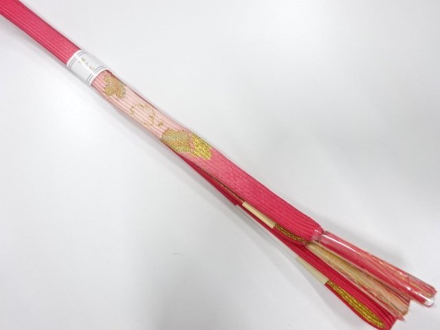 JAPANESE KIMONO / UNUSED KOREI HAND-TIED OBIJIME